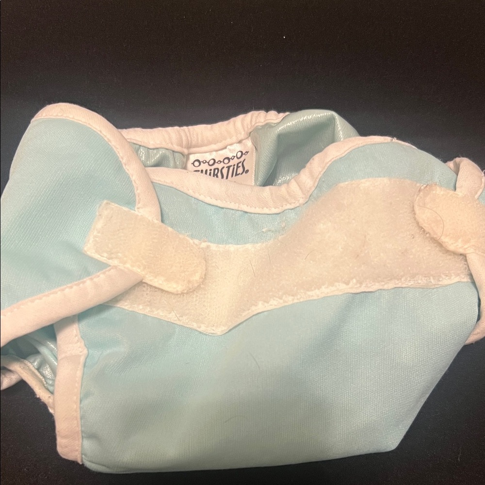 6/$10- Thirsties Aqua Kids Diaper Cover